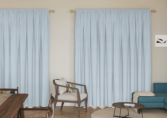 Nautical Stripes, Blue Sails - Made to Measure Curtains - Image 7